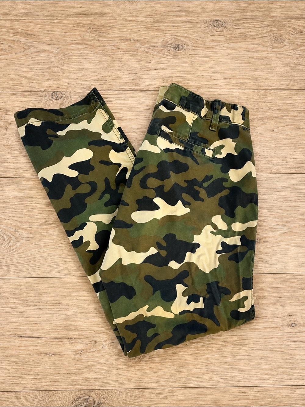 GAP Girlfriend Chino Camo Pants Women’s Size 10 Cotton Stretch